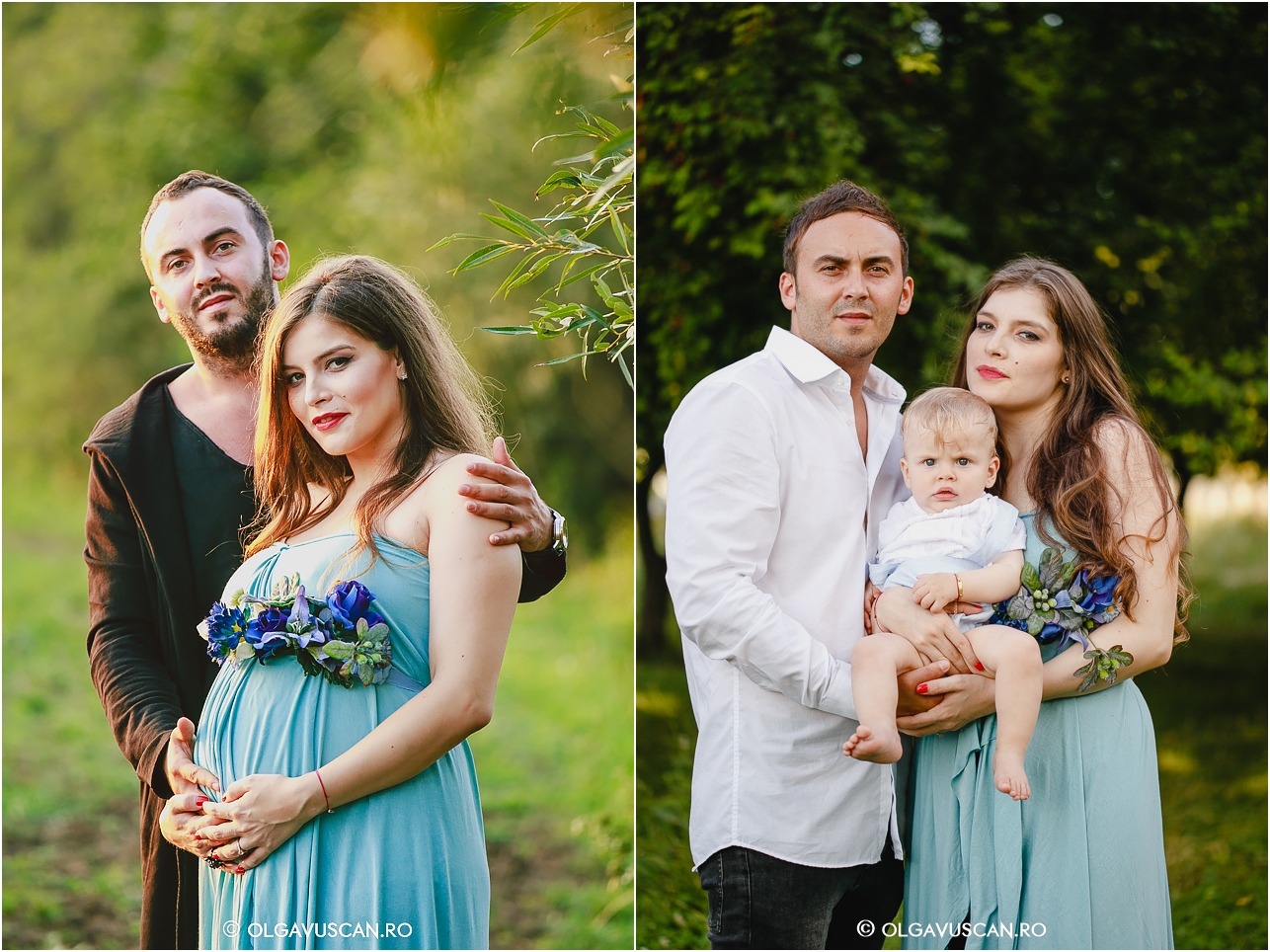 inainte si dupa nastere, before & after, sedinta foto la 9 luni, sesiune foto copii Cluj Olga Vuscan